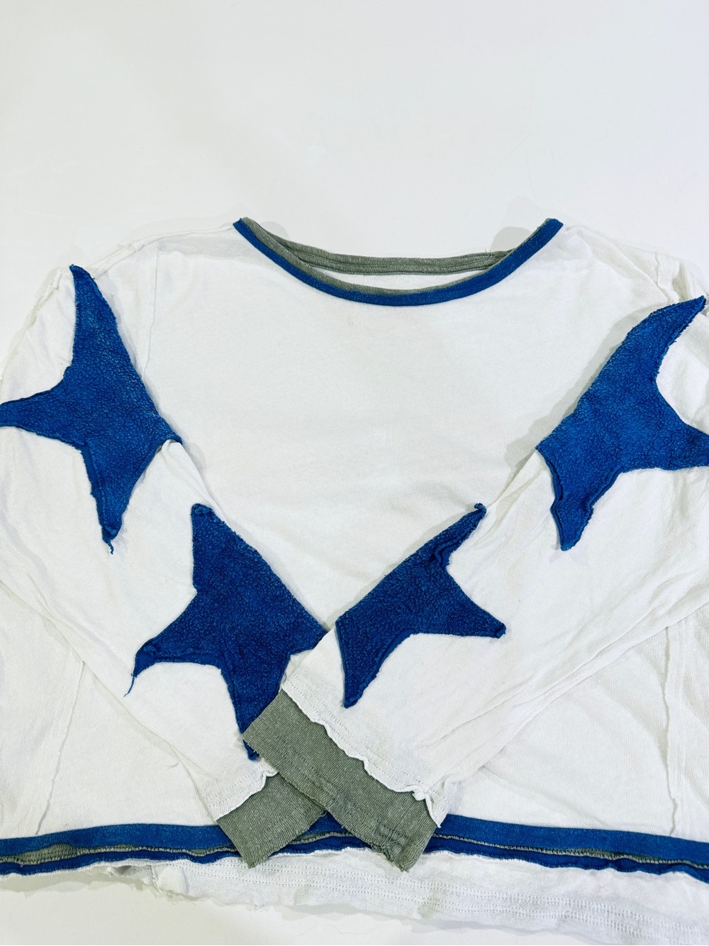 FREE PEOPLE We The Free You’re a Star Long Sleeve Boxy Oversized Tee - XS - Picture 5 of 10